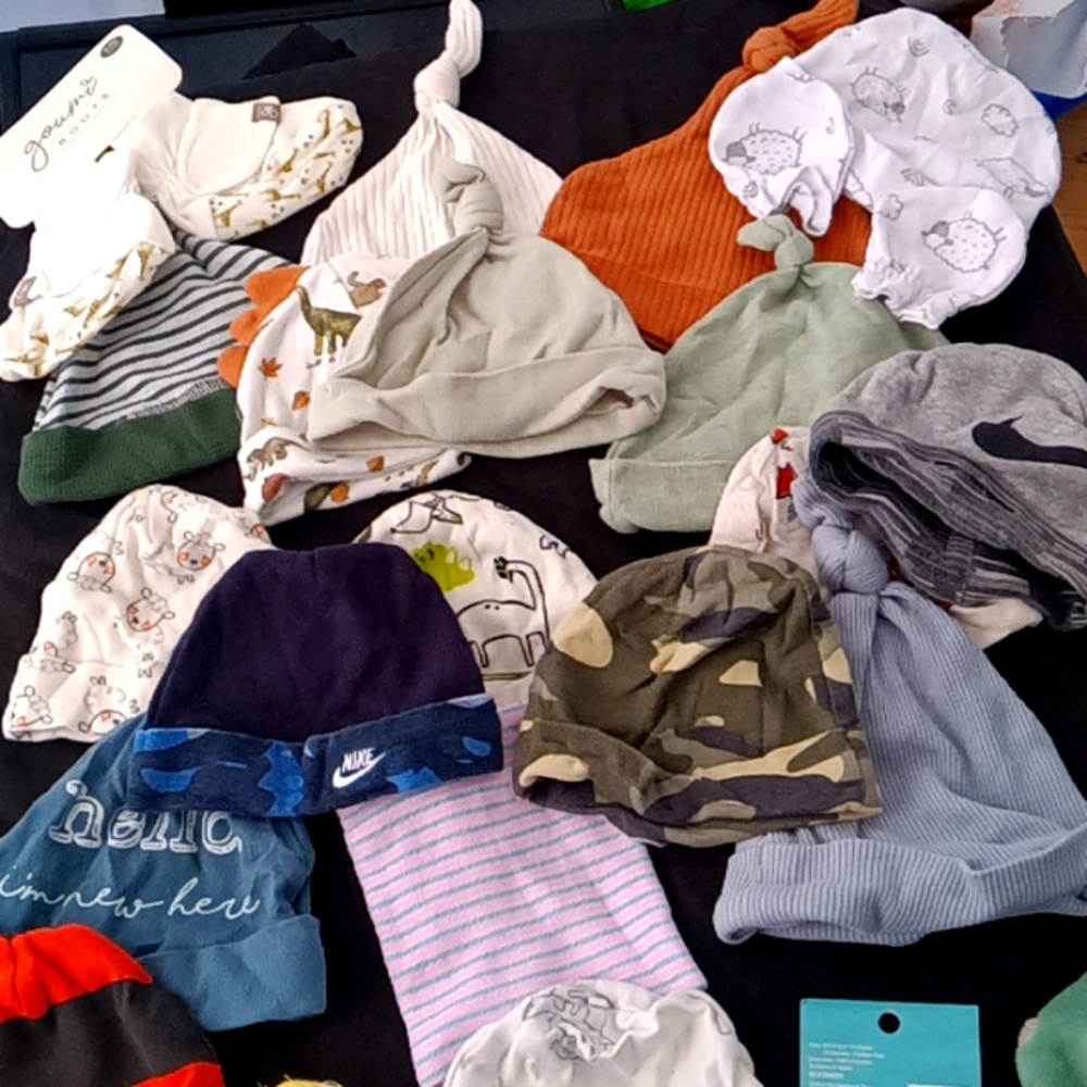Baby hats and socks
